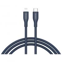 Canyon USB-C to Lightning Cable, Silicone, Blue