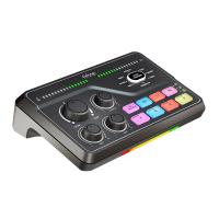 FIFINE AMPLIGAME SC8 Gaming USB Mixer, Black