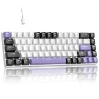 Magegee MK-BOX Black-White & Purple, Blue Lighting, Red Switch, US