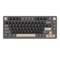 ROYAL KLUDGE M75 Phantom, Cream Switch, US