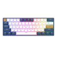 ROYAL KLUDGE RK61 Plus White, Sky Cyan Switch, US