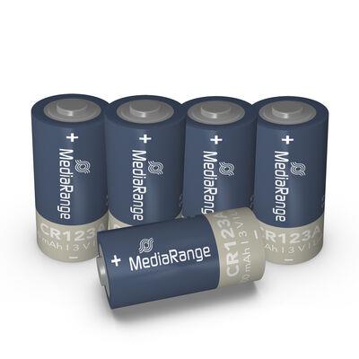 BATTERY LITHIUM CR123A 3V/5PCS MRBAT150 MEDIARANGE