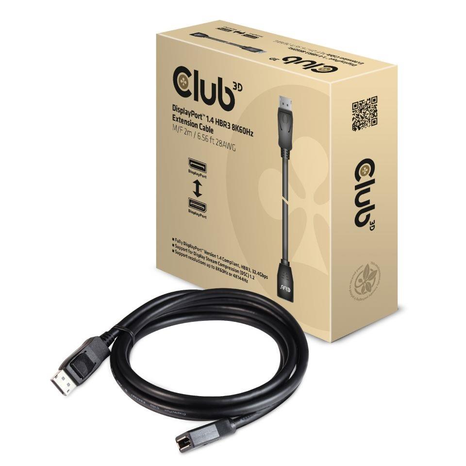 CABLE DP TO DP 2M/M/F CAC-1022 CLUB3D