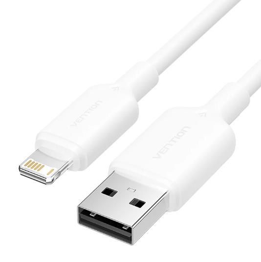 CABLE USB2.0 TO LIGHTNING/2M WHITE LAMWH VENTION