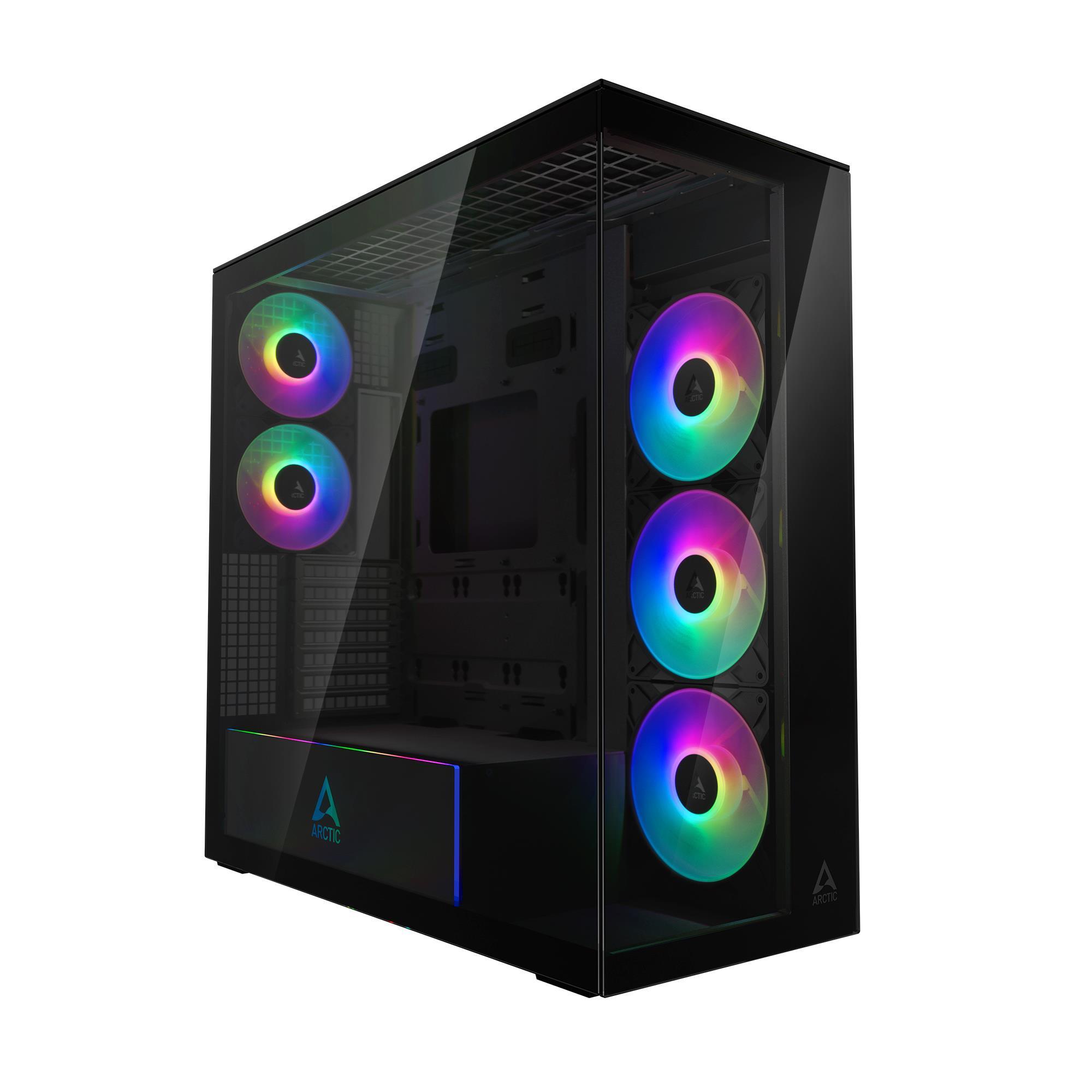 Case ARCTIC EATX Black Midi Tower PC Xtender (Mirror Black) ACPCC00018A