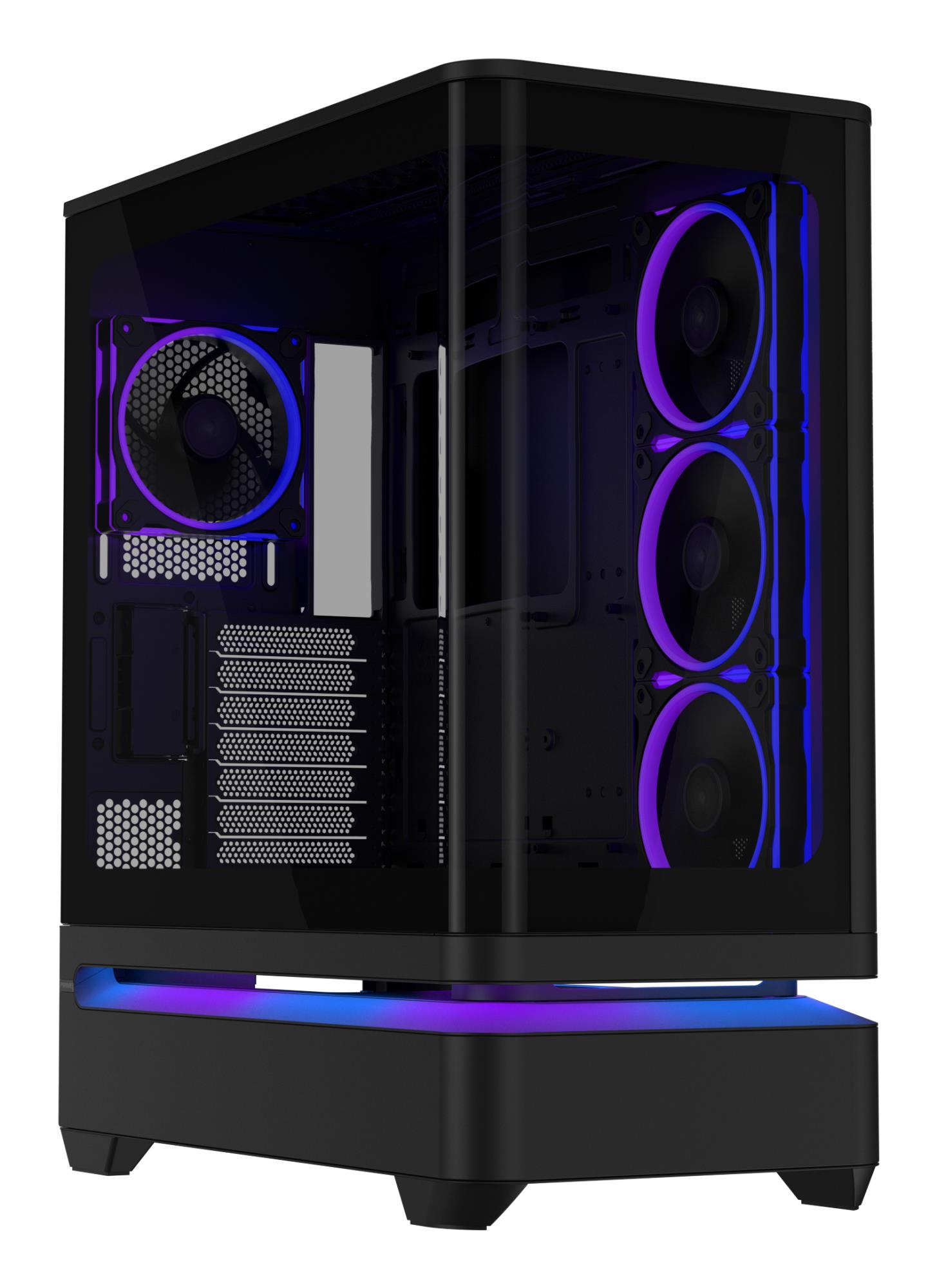 Case ASUS ATX/micro ATX/Mini-ITX Black PC PRIME AP304 TG ARGB BLACK 90DC0110-B19000