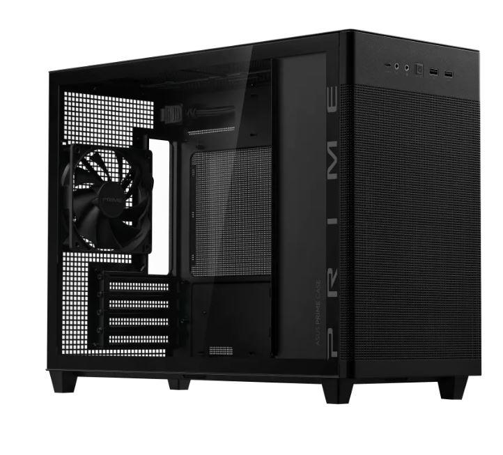 Case ASUS Prime AP201 Tempered Glass Micro Not included MicroATX MiniITX Colour Black PRIMEAP201TG