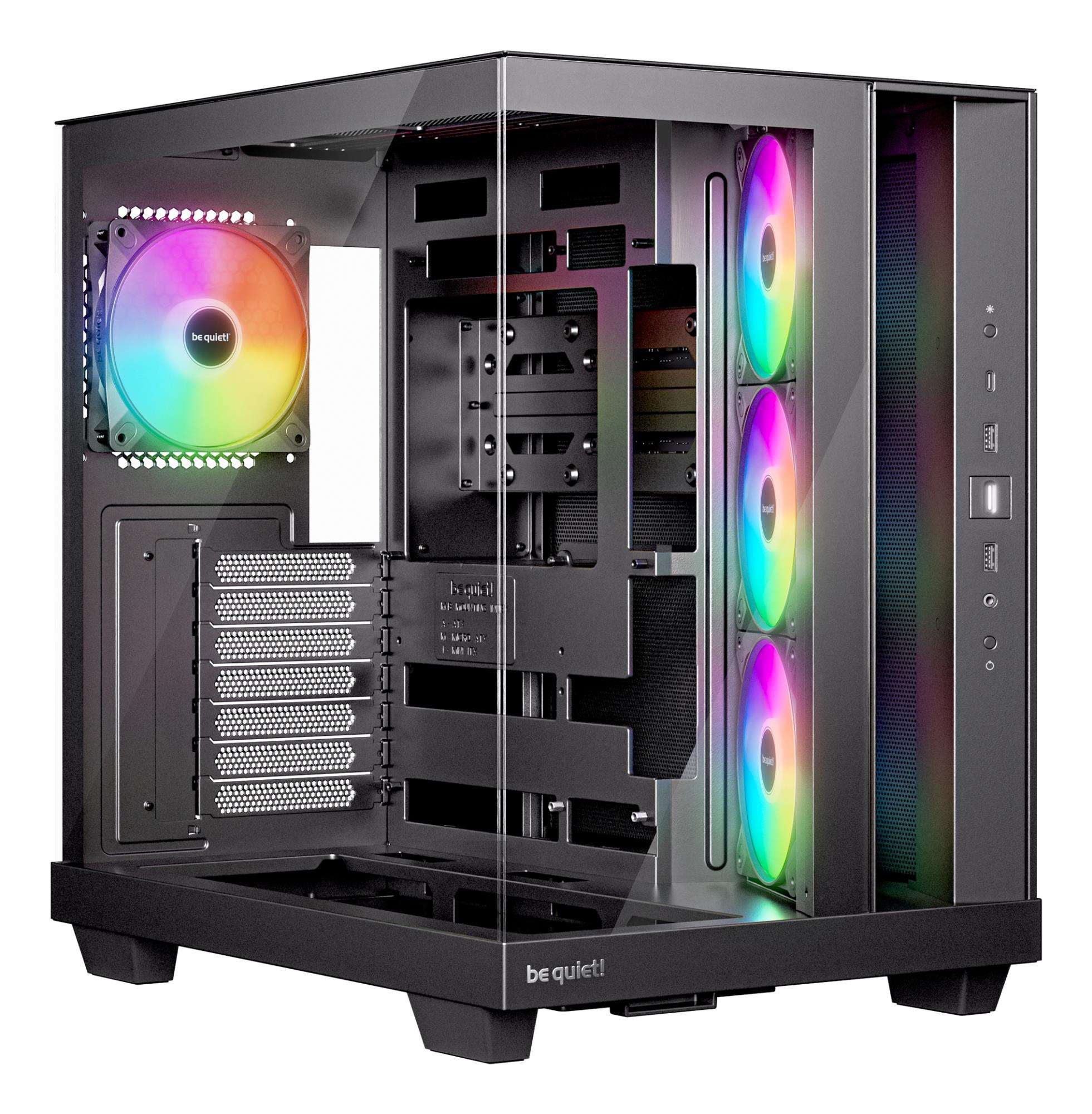 Case BE QUIET ATX/micro ATX/Mini-ITX Black Midi Tower PC BGW85
