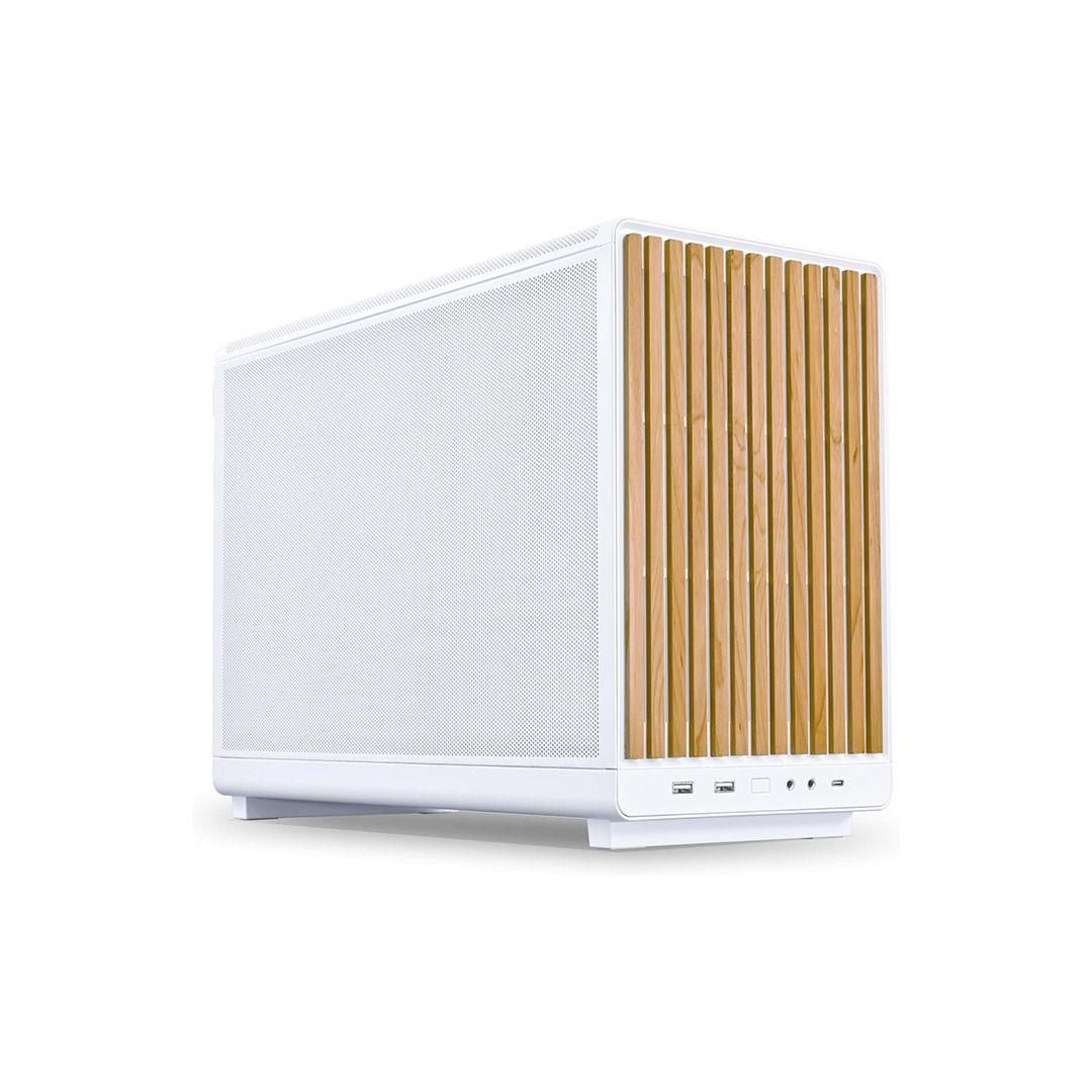 Case LIAN LI micro ATX/Micro-ITX White/Wood Micro Tower PC Lian Li A3-mATX Wood Edition White (G99.A3W-WD.00) G99.A3W-WD.00