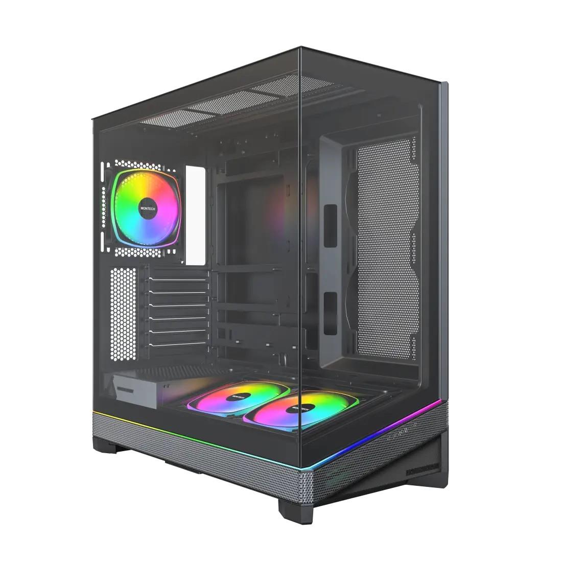 Case MONTECH ATX/micro ATX/Mini-ITX/BTF Black MONTECH SKY 3 (B) SKY3(B)