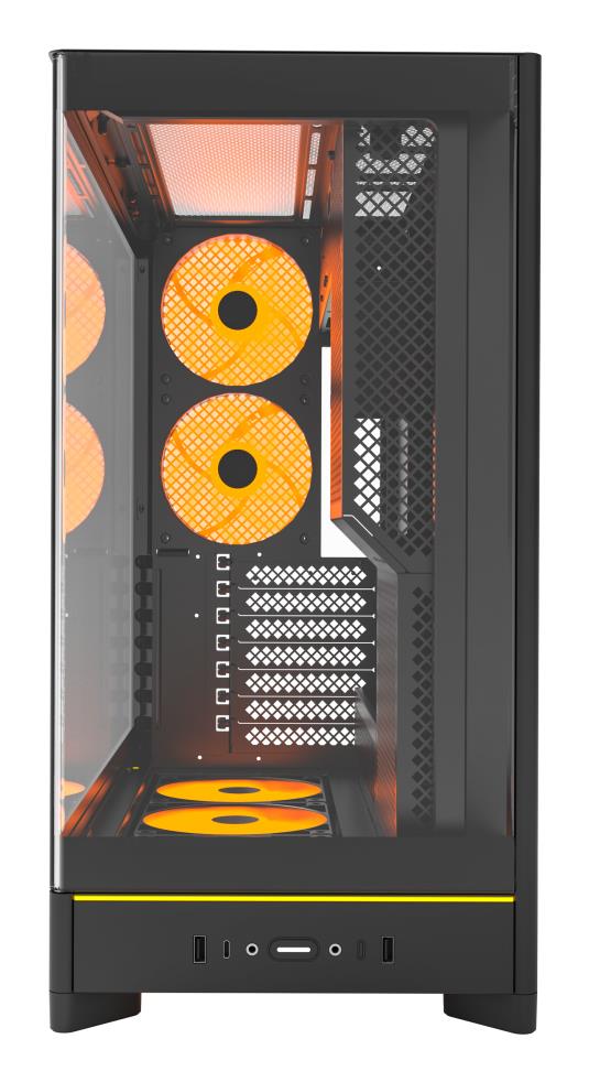 Case MONTECH HS02 PRO MidiTower Case product features Removeable HDD basket/Transparent panel Not included ATX MicroATX MiniITX Colour Black HS02PRO(B)