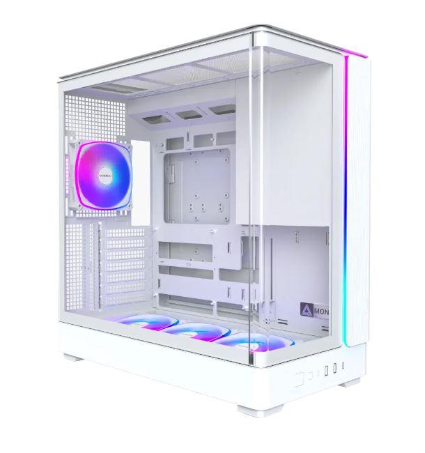 Case MONTECH micro ATX/Mini-ITX White Midi Tower PC KING 45 PRO KING45PRO(W)