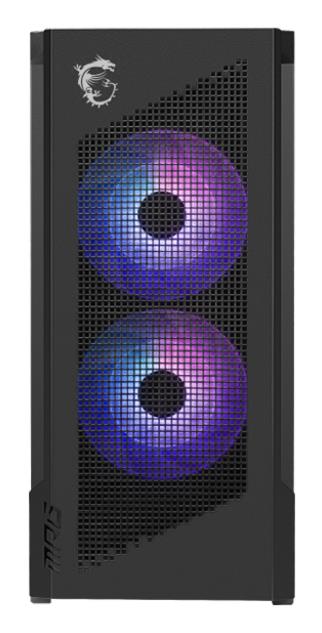 Case MSI ATX/micro ATX/Mini-ITX/EATX Black Midi Tower PC MPGVELOX300RAIRFLOWPZ
