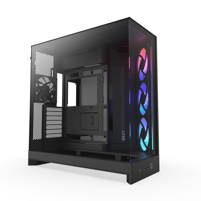 Case NZXT ATX/micro ATX/Mini-ITX/EATX Black Midi Tower PC CM-H92FB-R1