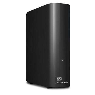 External HDD WESTERN DIGITAL Elements Desktop 6TB USB 3.0 Drives 1 Black WDBWLG0060HBK-EESN