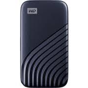 External SSD WESTERN DIGITAL My Passport 1TB USB-C Write speed 1000 MBytes/sec Read speed 1050 MBytes/sec WDBAGF0010BBL-WESN