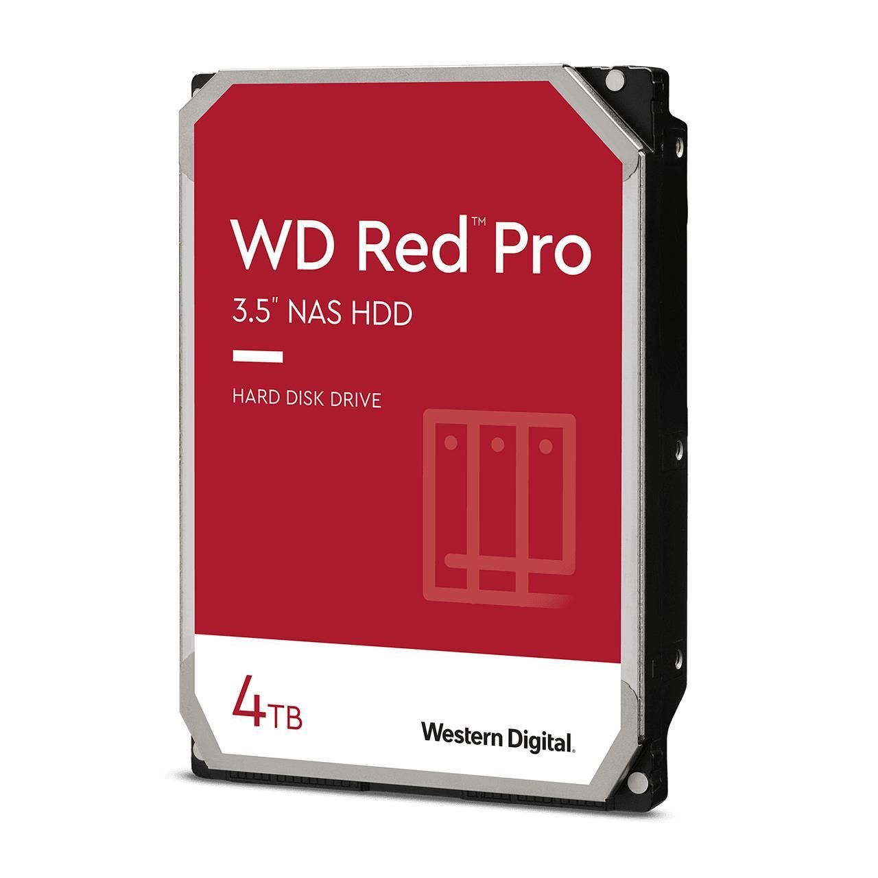 HDD WESTERN DIGITAL Red Pro  4 TB Serial ATA Buffer 256 MB 7200 RPM 3.5 " WD4006FFBX