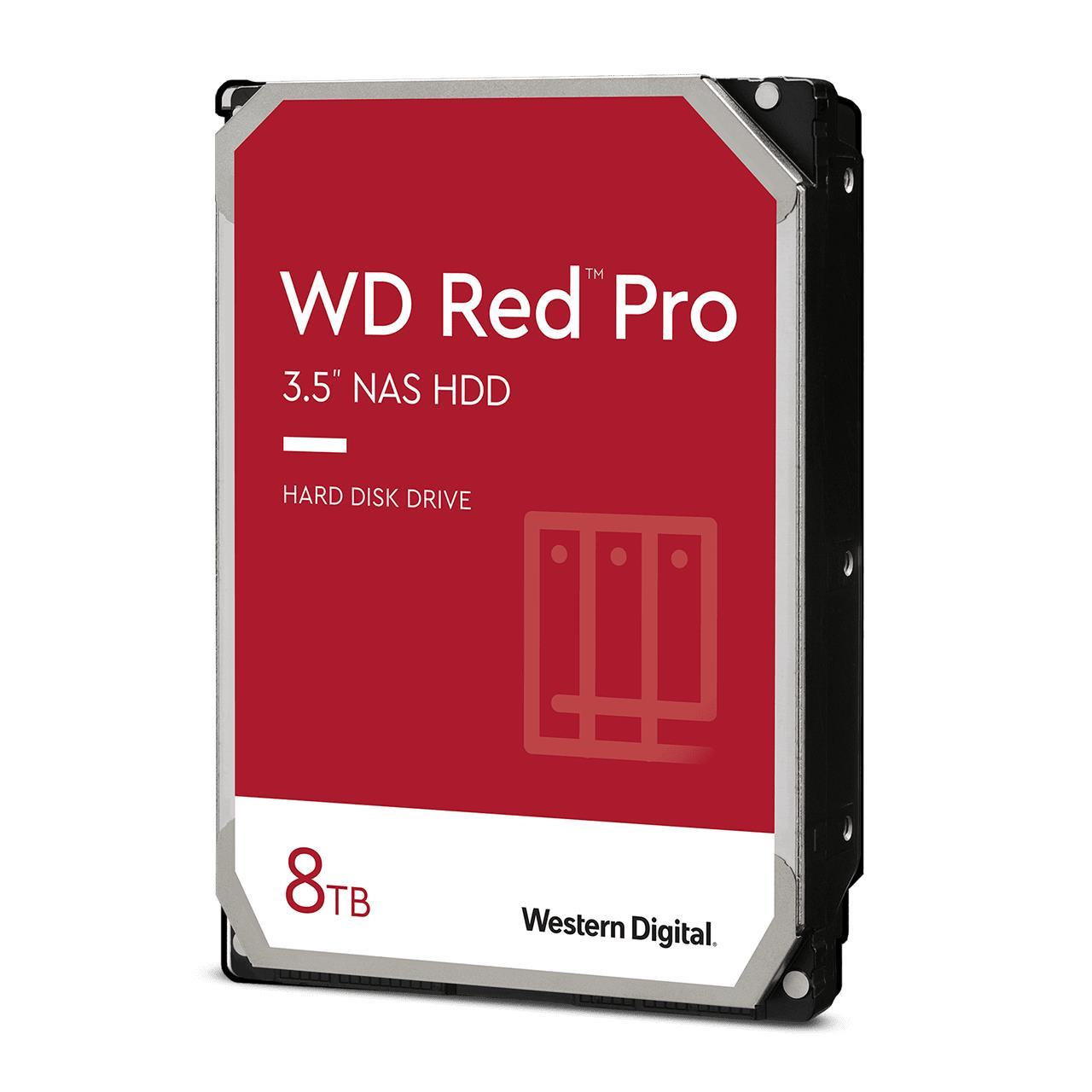 HDD WESTERN DIGITAL Red Pro  8 TB Serial ATA Buffer 256 MB 7200 RPM 3.5 " WD8006FFBX