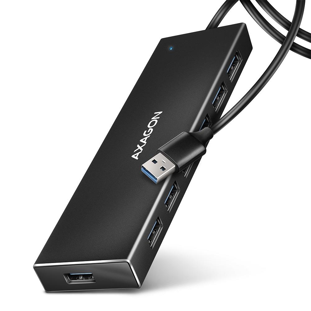 I/O HUB USB3.2 7PORT FLAT/1M HUE-F7A AXAGON