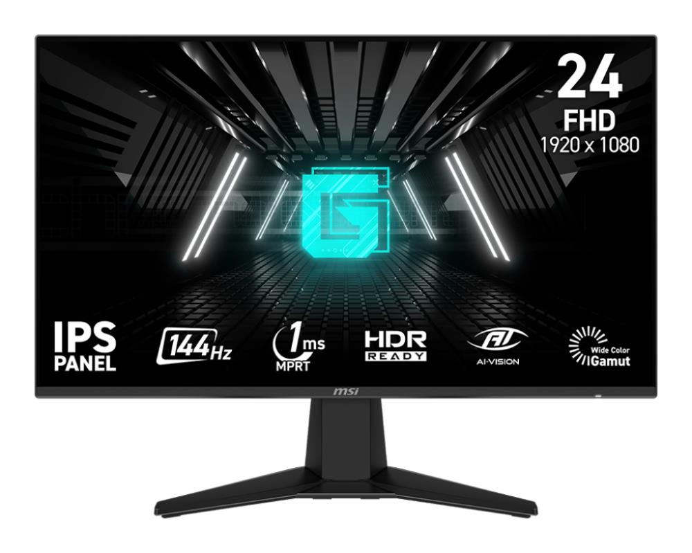 LCD Monitor MSI G242L E14 23.8" Gaming Tilt Matte Panel IPS 1920x1080 16:9 144Hz 1 ms Colour Black G242LE14
