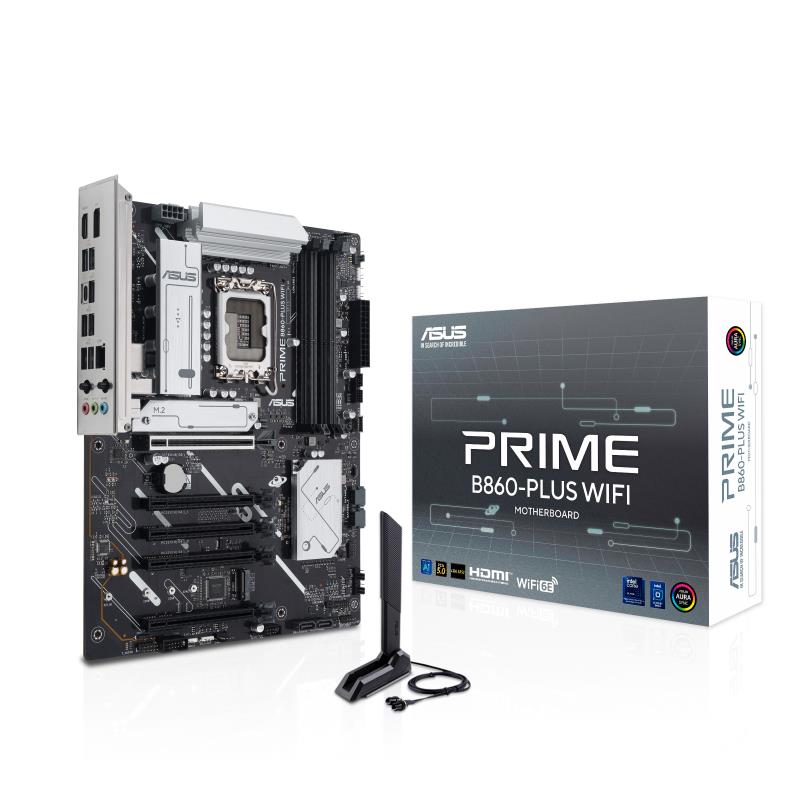 Mainboard ASUS Intel B860 Express LGA1851 ATX Memory DDR5 Memory slots 4 PRIMEB860-PLUSWIFI
