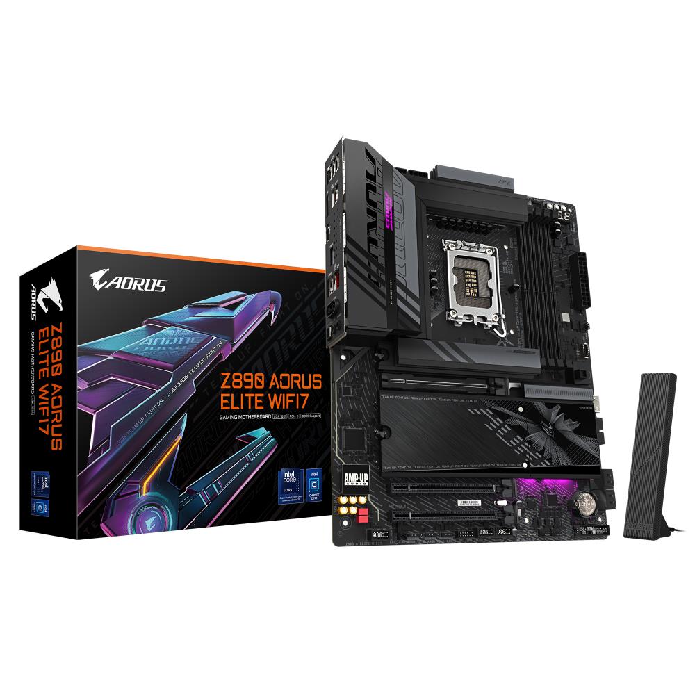 Mainboard GIGABYTE Intel Z890 LGA1851 ATX Memory DDR5 Memory slots 4 Z890AELITEWIFI71.0