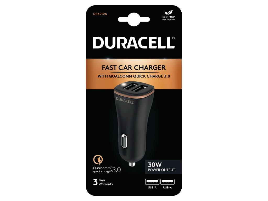 MOBILE CHARGER CAR USB/2P DR6010A DURACELL