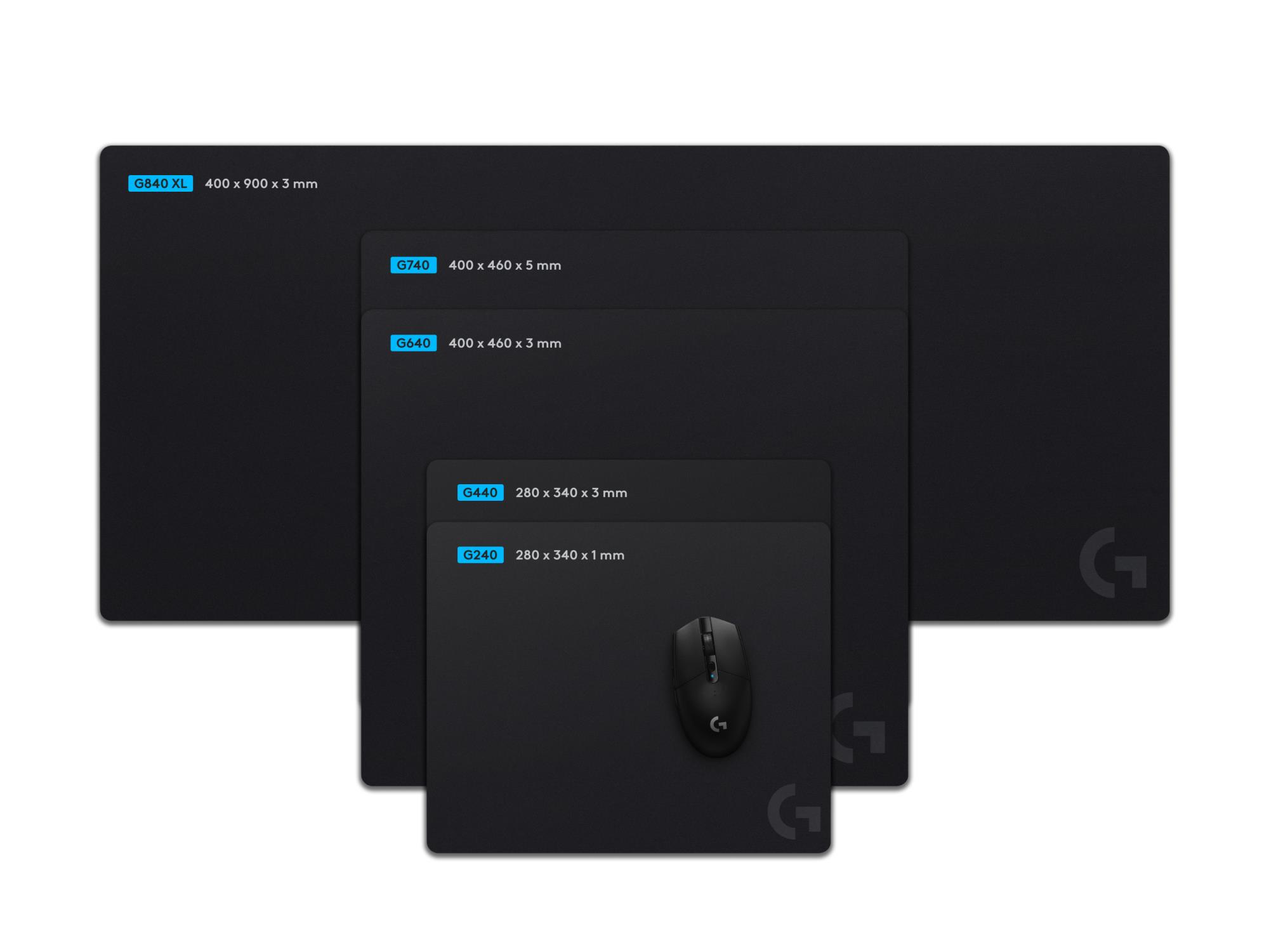 MOUSE PAD G240/BLACK 943-000785 LOGITECH