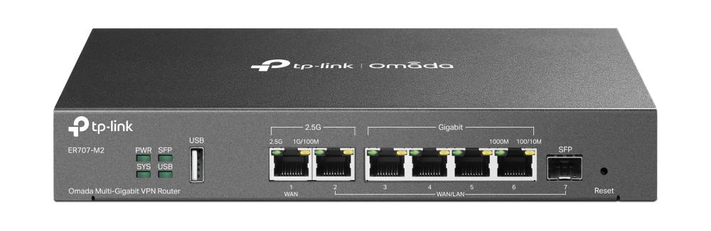 NET ROUTER 1/2.5G 6PORT VPN/OMADA ER707-M2 TP-LINK