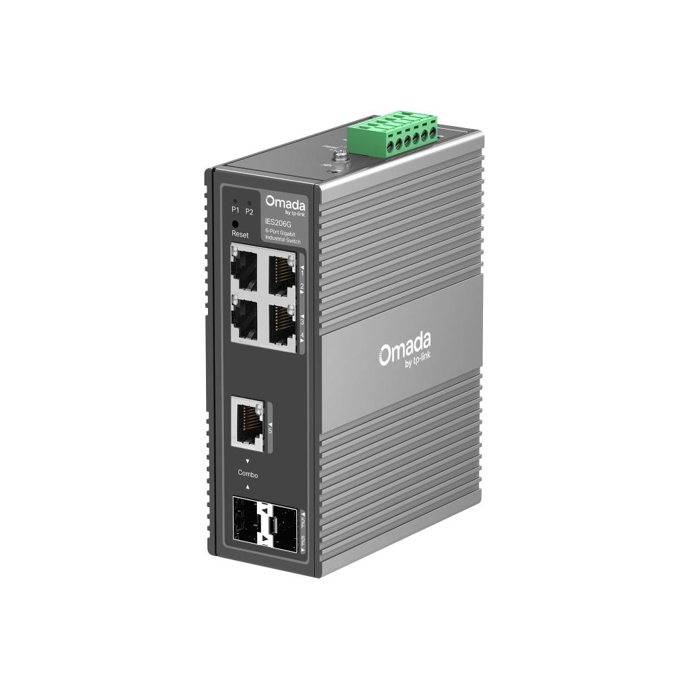 Switch TP-LINK Switch type Managed 4xRJ-45 ports RJ-45 Ports Type Gigabit Ethernet (10/100/1000) 1xCombo SFP ports quantity 1xSFP module slots quantity IES206G