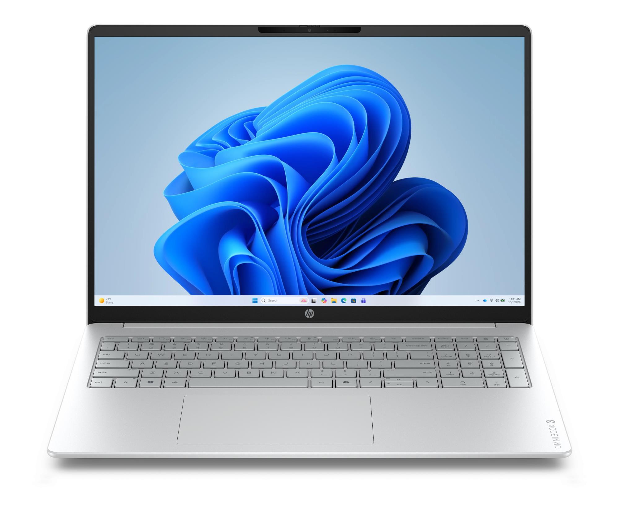 Notebook HP OmniBook 3 CPU AMD RyzenT 5 40 16 " 1920 x 1200 pixels RAM 8 GB LPDDR5-SDRAM SSD 256 GB On-board graphics Yes Numeric keypad Yes Keyboard language English Colour Grey,Silver Weight 1.64 kg 5500 MHz D9LW6EA