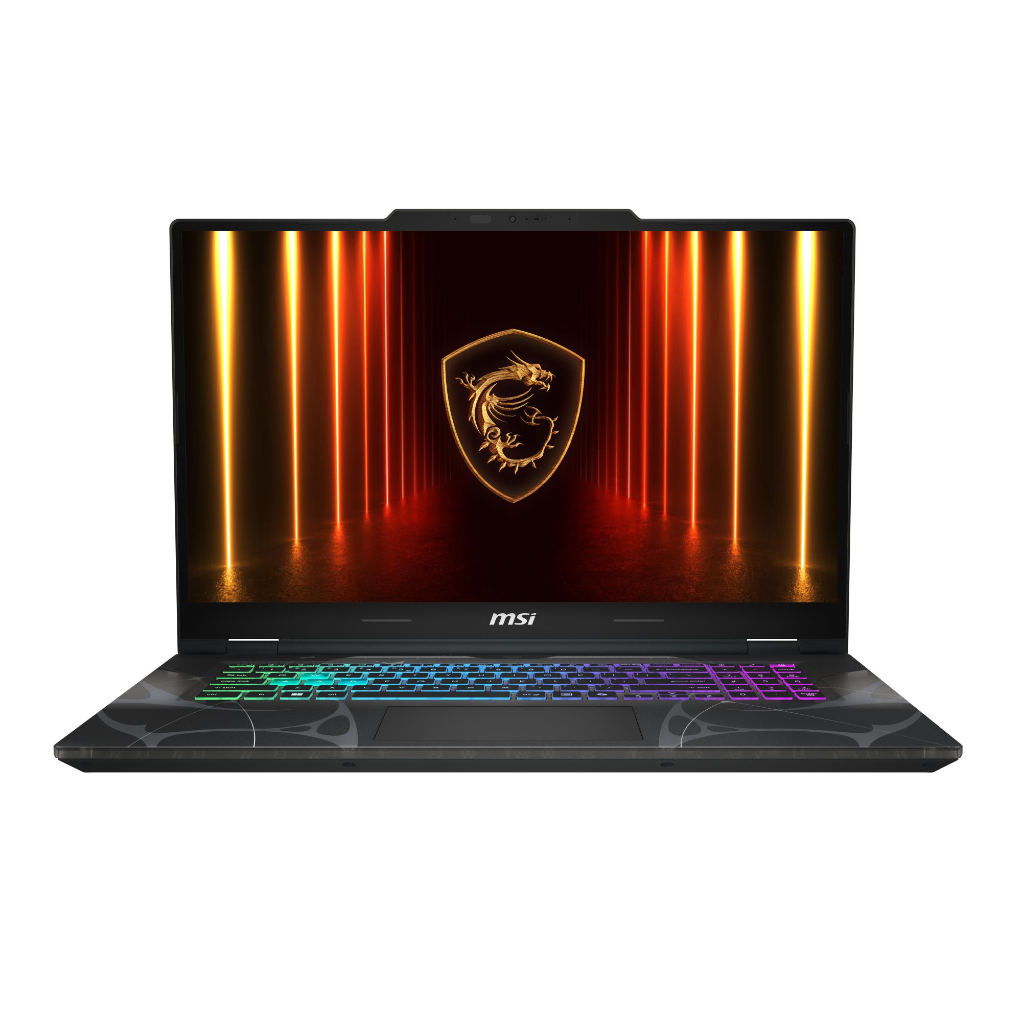 Notebook MSI CPU AMD RyzenT 7 260 3.8 GHz 17.3 " 1920 x 1080 pixels RAM 16 GB DDR5-SDRAM SSD 1000 GB Discrete graphics NVIDIA GeForce RTX 5050 8 GB On-board graphics Yes Numeric keypad Yes OS installed Windows 11 Home Colour Black Weight 2.4 kg 5600 MHz CYBORGA17AIB2HWEKG017NL