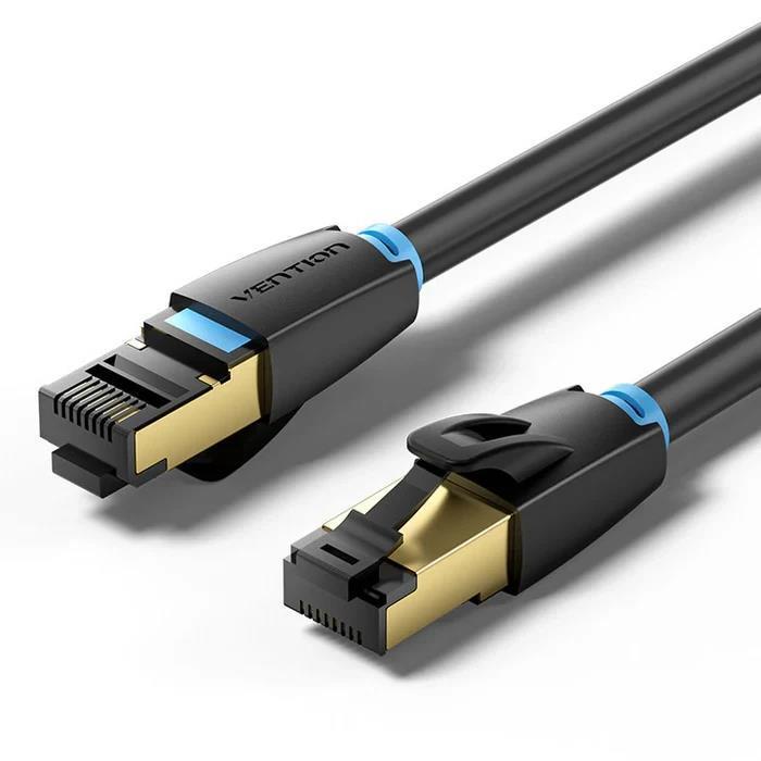 PATCH CABLE CAT.8 SFTP/2M BLACK IKABH VENTION