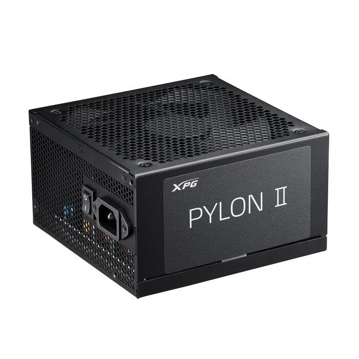 Power Supply ADATA XPG PYLON II ATX 3.1 650 Watts Efficiency 80 PLUS BRONZE MTBF 100000 hours PYLON650IIB-BKCEU