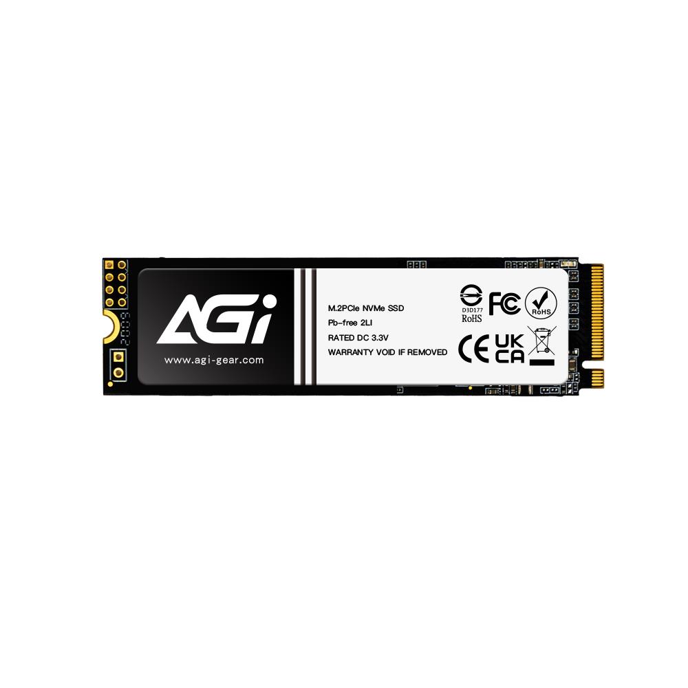 SSD AGI 300xTBW rating MTBF 1600000 h Read speed 3000 MB/s Write speed 1400 MB/s NVMe Yes PCI Express 3.0 M.2 512 GB AGI512GIMAI298-CB