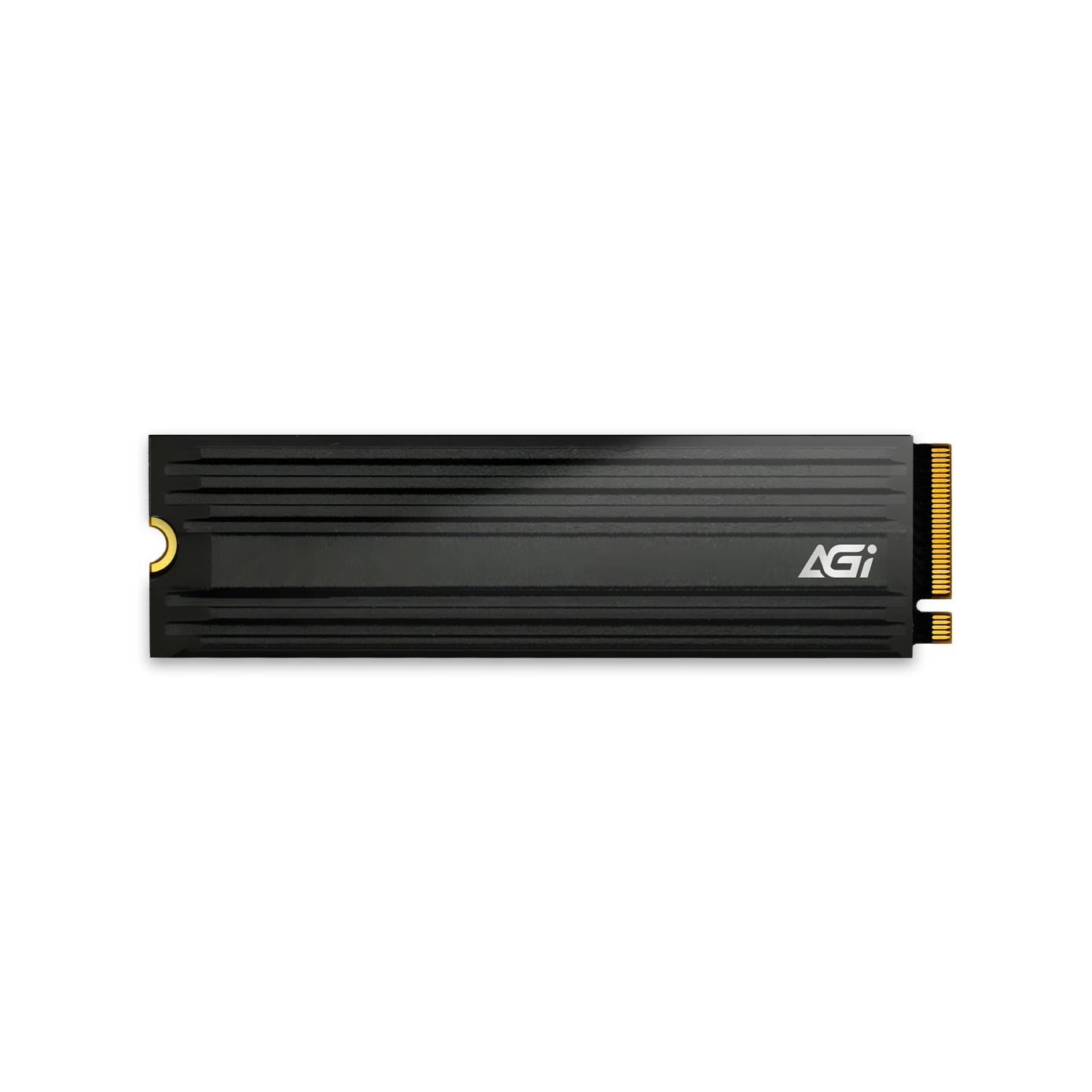 SSD AGI 750xTBW rating MTBF 2000000 h Read speed 7400 MB/s Write speed 5200 MB/s NVMe Yes PCI Express 4.0 M.2 1000 GB AGI1T0G44AI828-CB