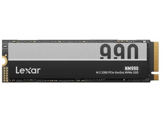 SSD LEXAR NM990 4TB M.2 NVMe Write speed 11000 MBytes/sec Read speed 14000 MBytes/sec 2.45mm TBW 750 TB MTBF 1500000 hours LNM990X004T-RNNNG