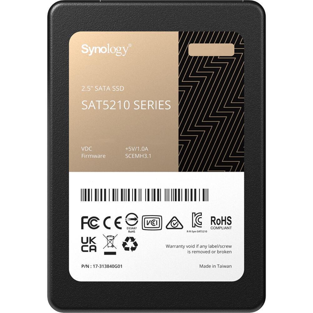 SSD SYNOLOGY SAT5200 7TB SATA Write speed 500 MBytes/sec Read speed 530 MBytes/sec 2,5" TBW 4.8 TB MTBF 1500000 hours SAT5210-7000G