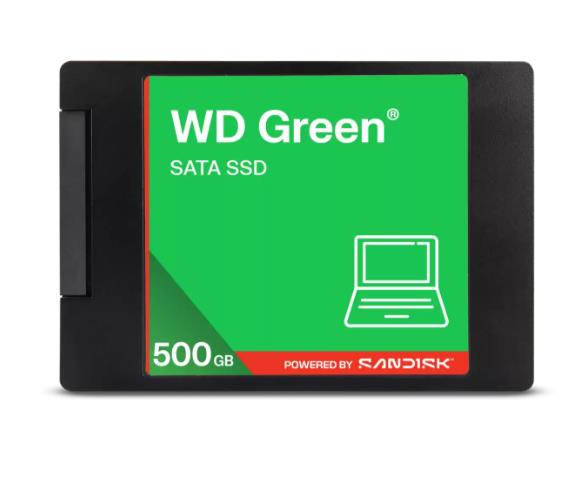 SSD SANDISK Green POWERED BY SANDISK 500 GB Serial ATA III Read speed 545 MB/s 2.5" WDS500G5G0A