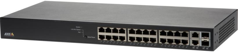Switch AXIS Rack 1U 24x10Base-T / 100Base-TX / 1000Base-T 2x10/100/1000BASE-T/SFP combo 2xSFP 24xRJ45 PoE ports 24 01192-002