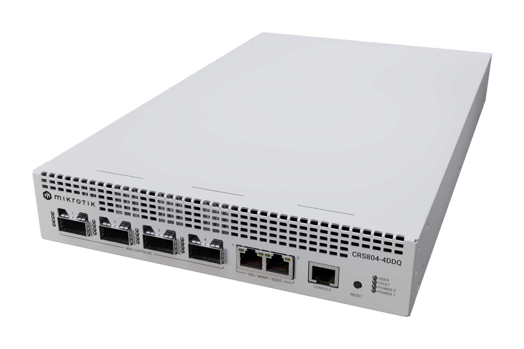 Switch MIKROTIK CRS804 DDQ 2xRJ-45 ports 4xQSFP56 ports quantity CRS804-4DDQ-HRM