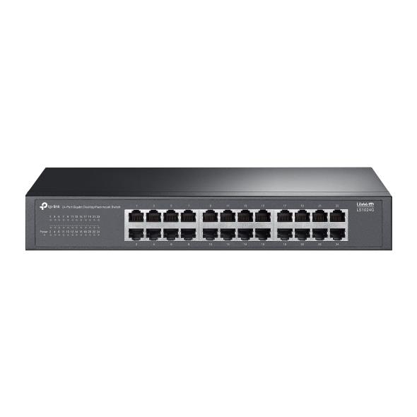 Switch TP-LINK Switch type Unmanaged 24xRJ-45 ports RJ-45 Ports Type Gigabit Ethernet (10/100/1000) LS1024G
