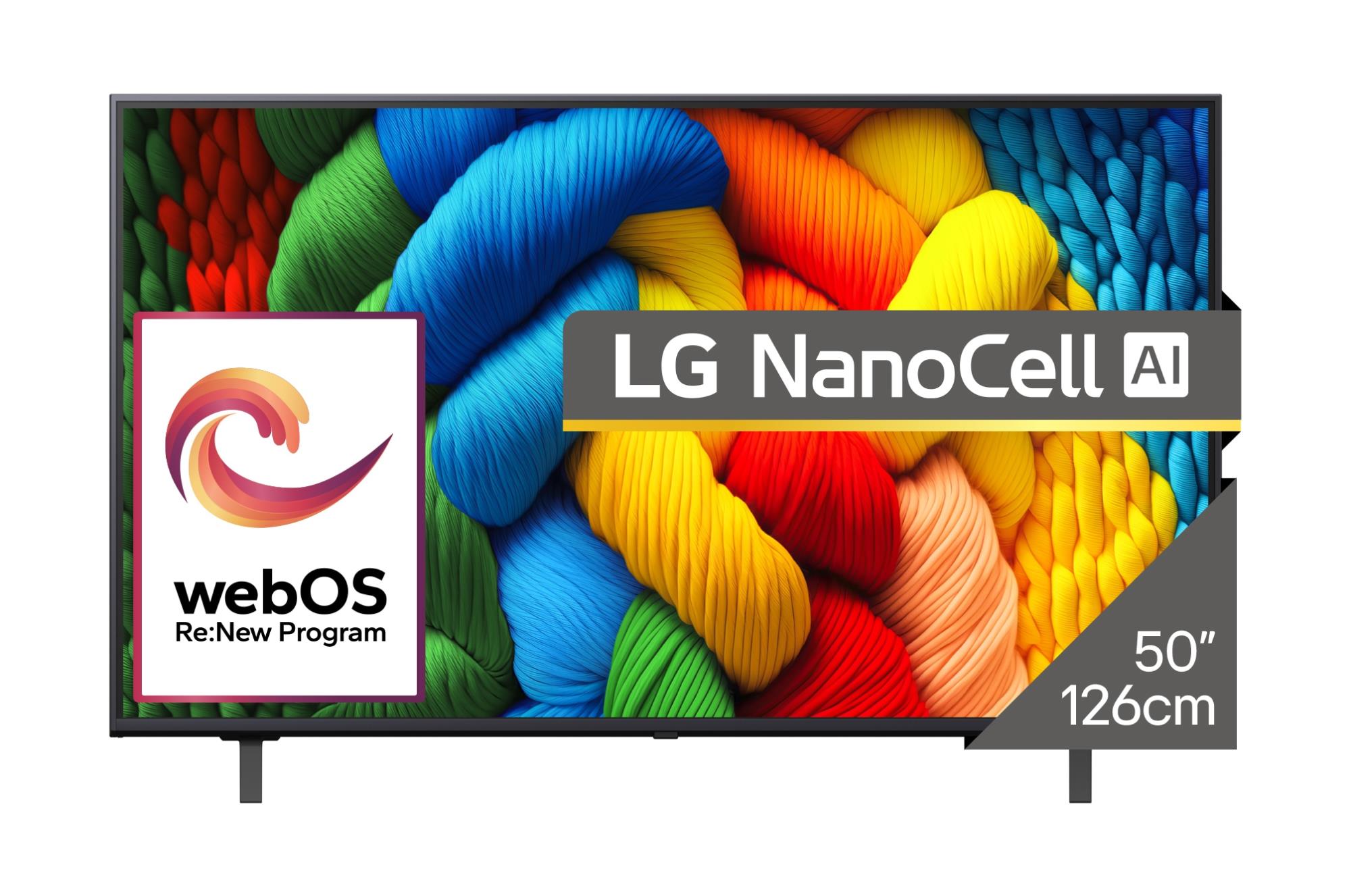 TV Set LG 50 " 4K Ultra HD 3840 x 2160 pixels Flat 16:9 NanoCell 50NANO80A3B
