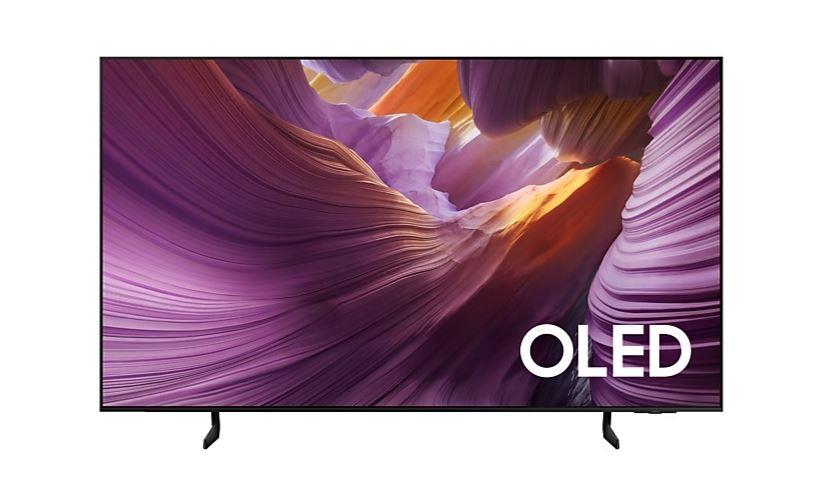 TV Set SAMSUNG 55" OLED/4K/Smart 3840x2160 Wireless LAN Bluetooth Tizen Black QE55S85FAUXXH