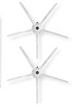 Vacuum Cleaner Accessory ROBOROCK Side Brush White For Q7 Max White/ Q7 Max+ White/ S7+ White/ S7 White/ S6 White/ S5 Max White/ S6 Pure White/ E5 White 8.02.0053