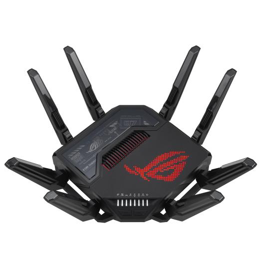 Wireless Router ASUS ROG Rapture GT-BE98 Wi-Fi 7 (802.11be) Data speed 11529 Mbit/s Ethernet WAN Yes Ethernet LAN Yes 6xLAN ports USB port Yes GT-BE98