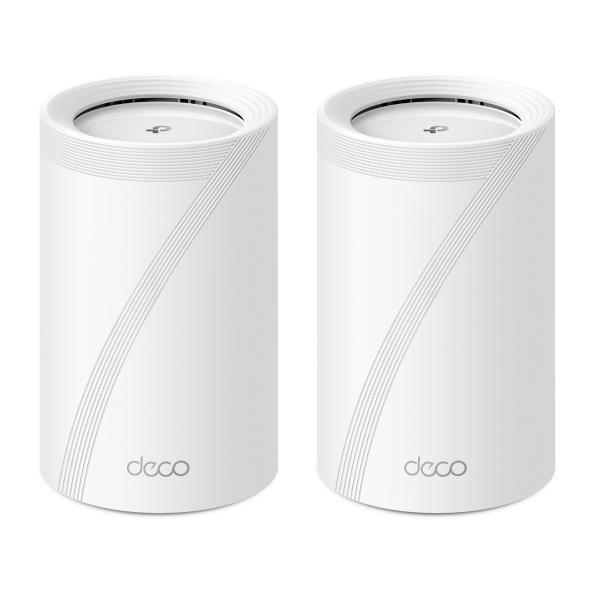 Wireless Router TP-LINK Wireless Access Point / Router 2-pack 9300 Mbps Mesh Wi-Fi 7 USB 3.0 4x2.5GbE LAN \ WAN ports 4 Number of antennas 4 DECOBE65(2-PACK)