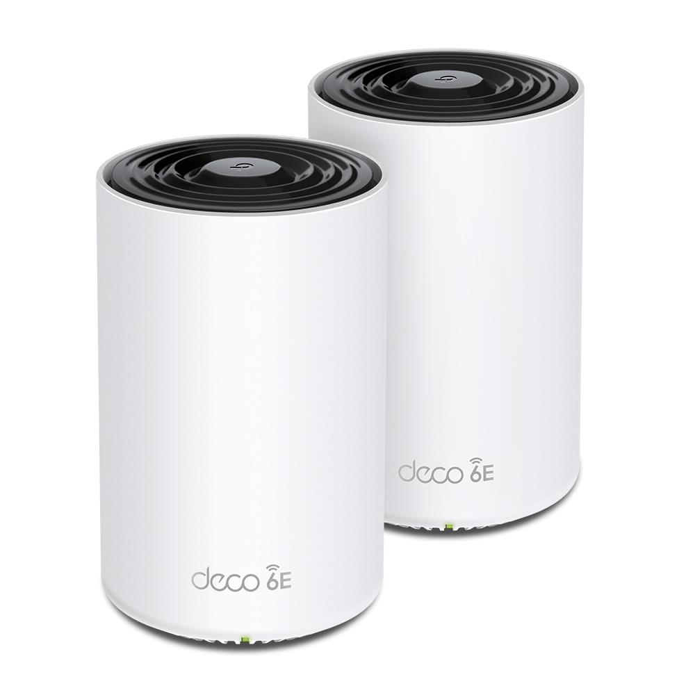Wireless Router TP-LINK Wireless Access Point / Router 2-pack 5400 Mbps Mesh Wi-Fi 6e 2x10/100/1000M 1x2.5GbE LAN \ WAN ports 3 Number of antennas 4 DECOXE75PRO(2-PACK)