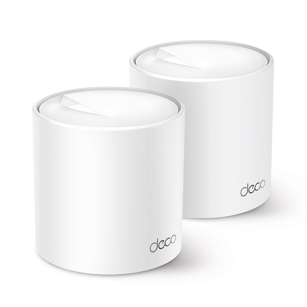 Wireless Router TP-LINK Wireless Router 2-pack 2900 Mbps Mesh Wi-Fi 6 3x10/100/1000M Number of antennas 2 DECOX50(2-PACK)