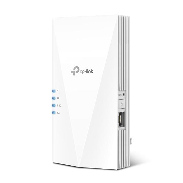 Wireless Device TP-LINK AX3000 Mesh WiFi 6 Extender Product type Mesh router Qtty 1 pc(s) Wi-Fi band Dual-band (2.4 GHz / 5 GHz) Wi-Fi 6 (802.11ax) 1xEthernet LAN (RJ-45) ports White RE700X